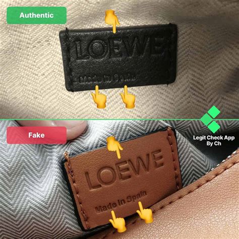 how to spot a fake loewe bag|how to check loewe bags.